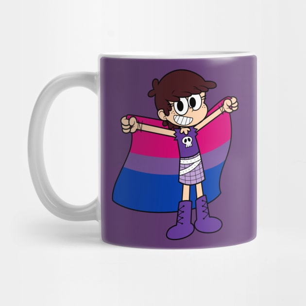 Luna Loud Bi Flag by Vamos Ramos